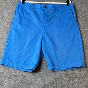 Jack Wills Shorts Blue Flat Front Casual‎ Chino Shorts FABULOUSLY BRITISH 36